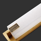 Rectangular Copper Marble LED Outdoor Wall Sconce