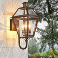 Premium Waterproof Iron 3-Light Outdoor Wall Lantern