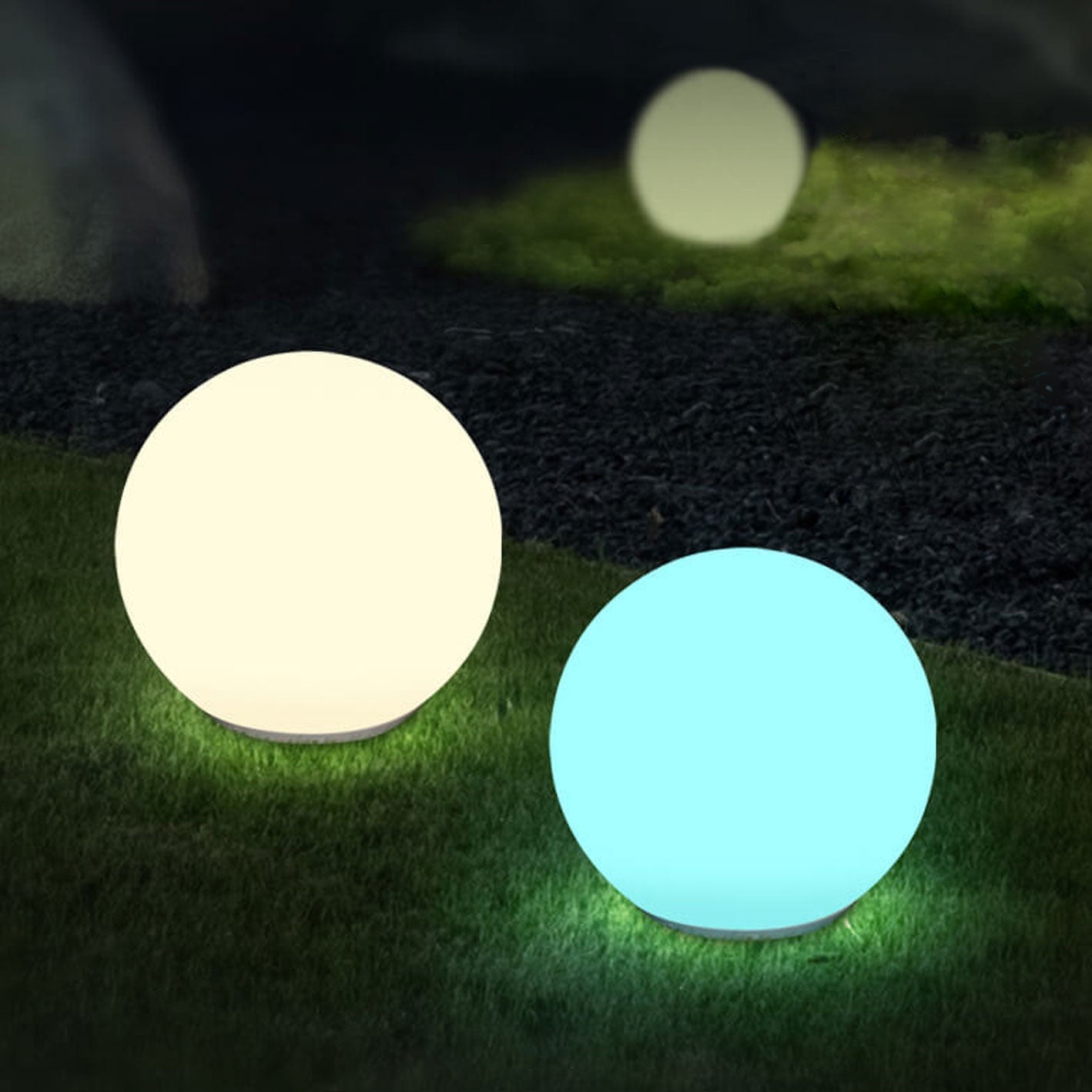 Premium Solar Waterproof Spherical LED Outdoor Lawn Light