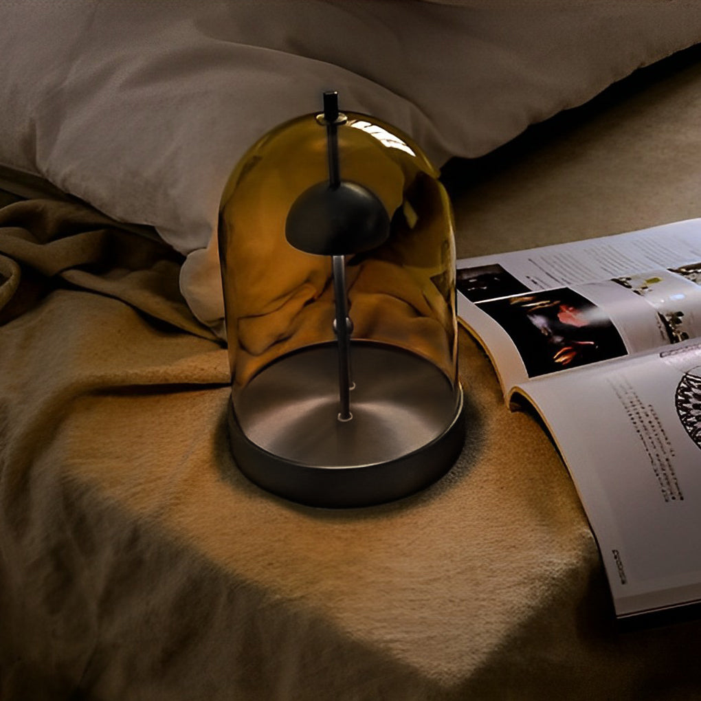 Detachable Smoked Glass Dome Ambient Lamp - DIY Design