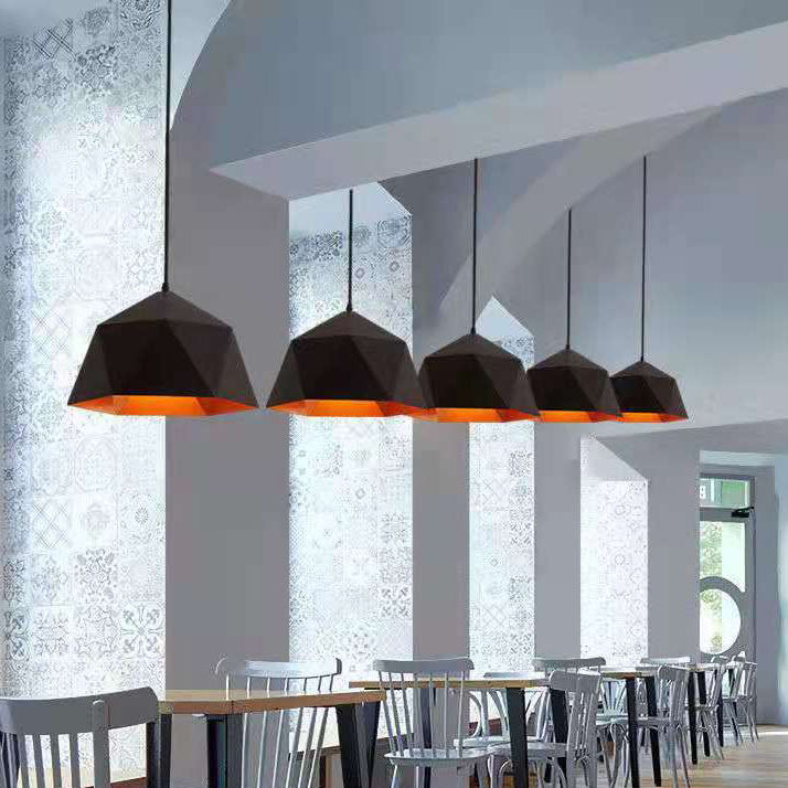 Geometric Lozenge 1-Light Pendant - Modern Macaroon Design