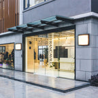 Contemporary Square Aluminum LED Flush Mount Ceiling Light for Outdoor Use