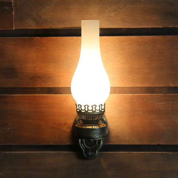 Vintage Kerosene-Style Wall Sconce