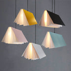 Premium Metal and PVC Book Shade Pendant Light