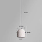 Nordic Cement Cylinder Pendant Light