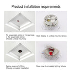 Elegant Crystal Flower LED Flush Mount Ceiling Light