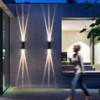 Double-Head LED Outdoor Wall Light