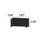 Premium Waterproof Rectangular LED Outdoor Wall Sconce
