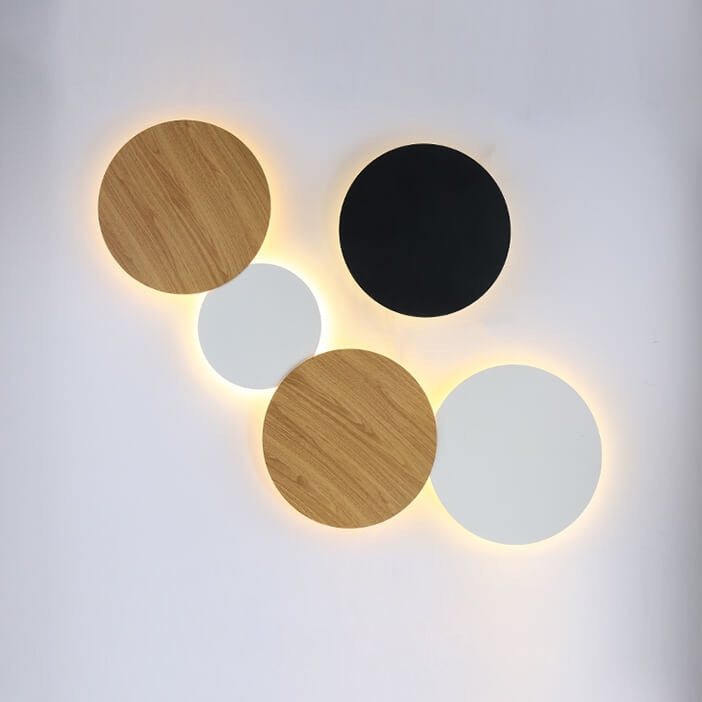 Minimalist Round Iron LED Sconce