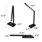 Premium Rechargeable LED Desk Lamp with Eye Protection - Foldable Design
