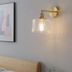 Minimalist Brass Cylinder Wall Sconce