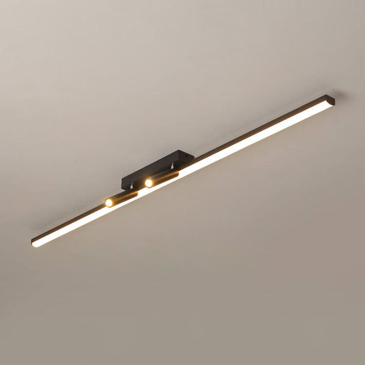 Nordic Minimalist LED Flush Mount Ceiling Light - Acrylic Long Strip Spotlight