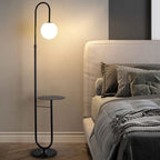 Nordic Minimalist Iron and Marble LED Floor Lamp