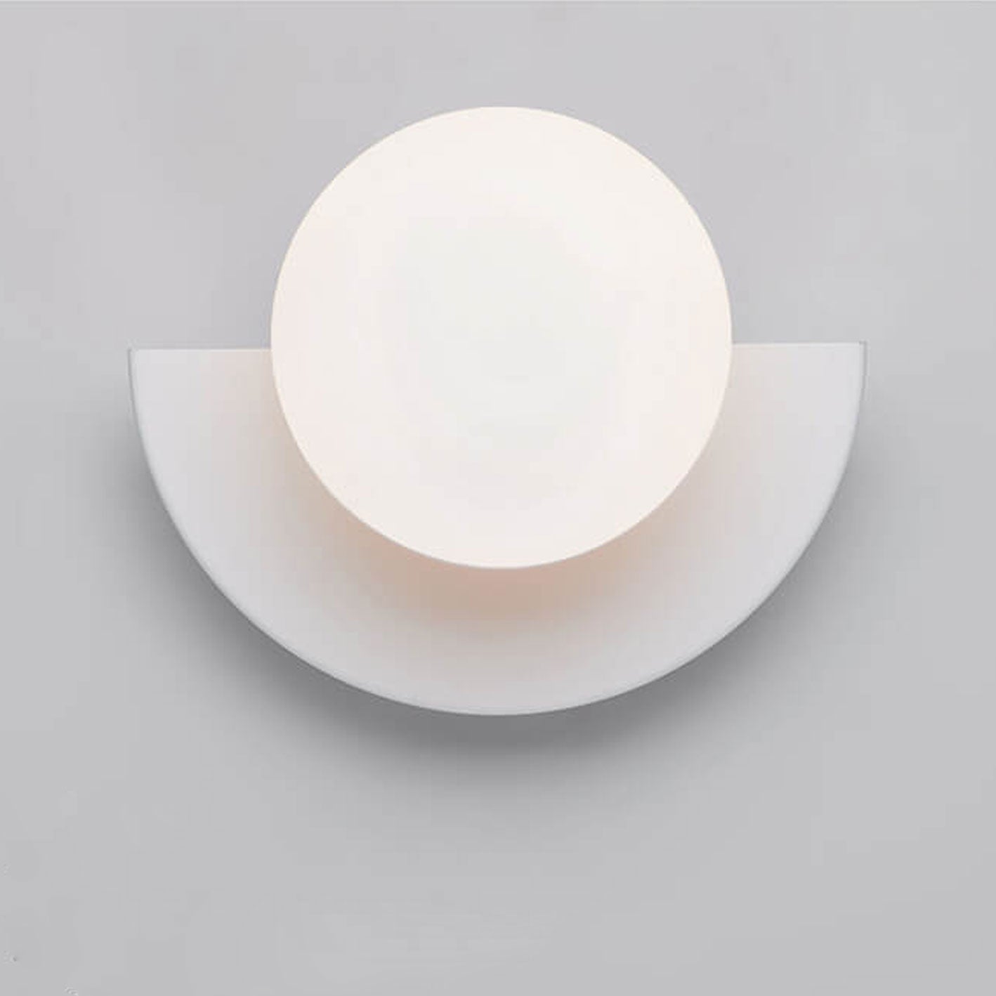 Colorful Glass Spherical Wall Sconce