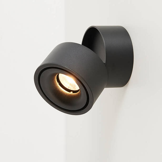 Minimalist Round Rotatable LED Wall Sconce Lamp