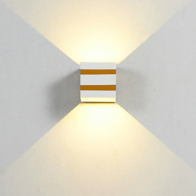 Premium Outdoor Waterproof LED Square Aluminum Wall Sconce