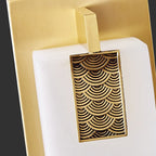 Rectangular Copper Marble LED Outdoor Wall Sconce
