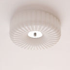 Cream Textured Glass LED Ceiling Light