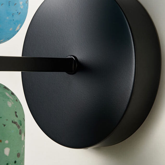 Wabi-Sabi Iron & Cement 2-Light Wall Sconce