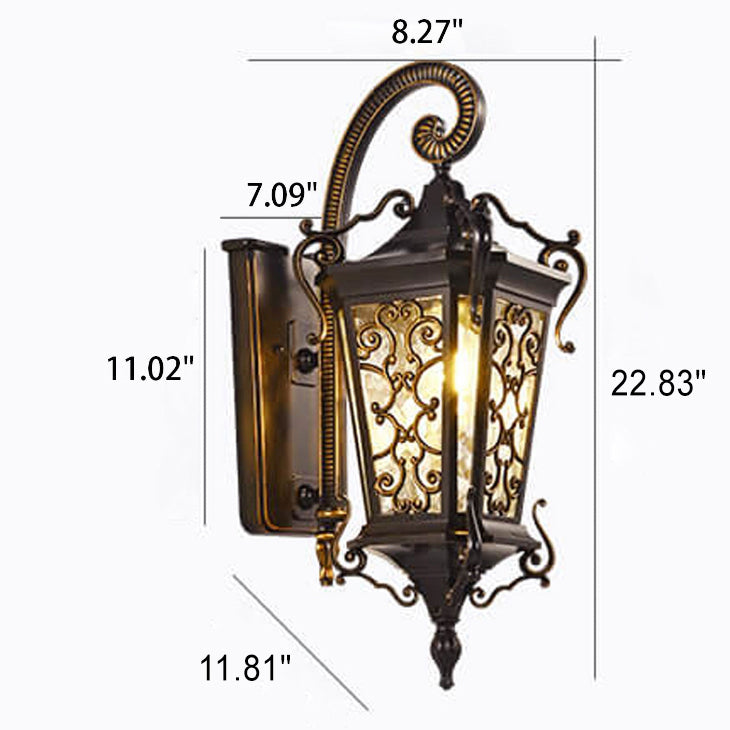 European Palace Outdoor Wall Sconce