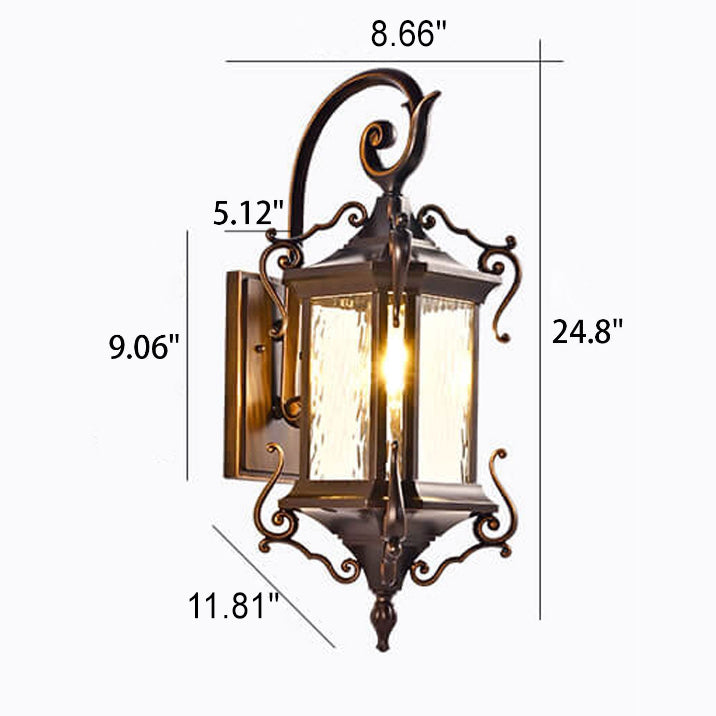 European Palace Outdoor Wall Sconce