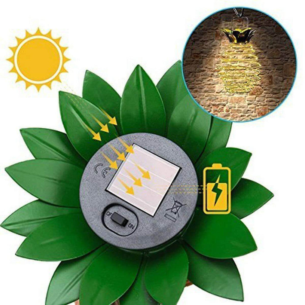 Solar Pineapple Lantern