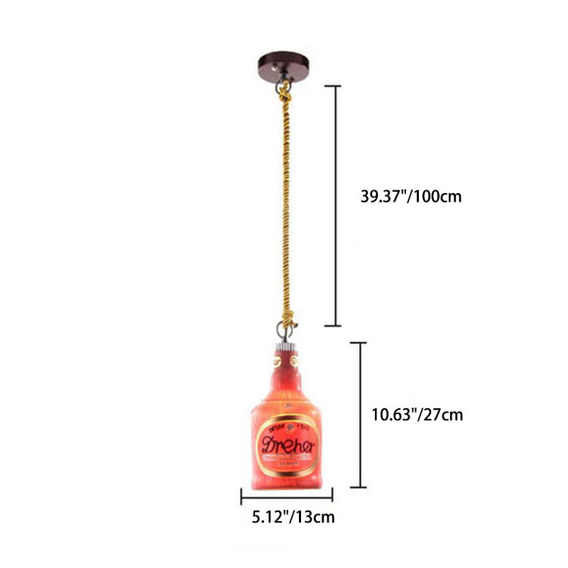 Colorful Resin Industrial Pendant Lamp