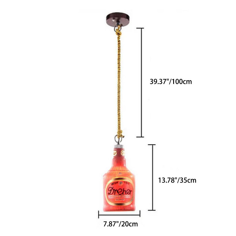Colorful Resin Industrial Pendant Lamp