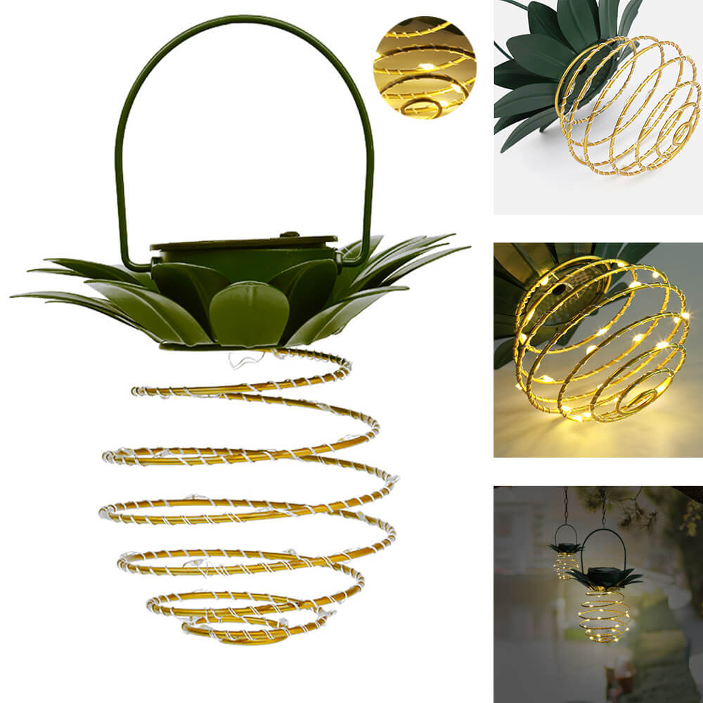 Solar Pineapple Lantern