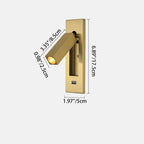 Contemporary Rectangular Aluminum LED Wall Sconce