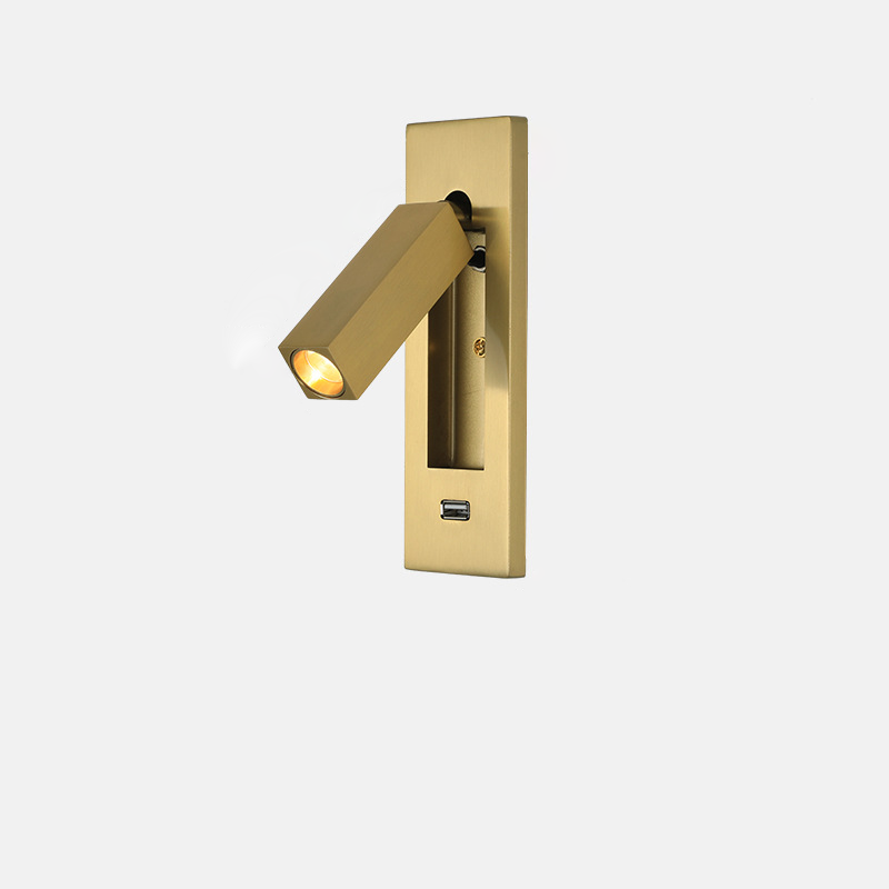 Contemporary Rectangular Aluminum LED Wall Sconce