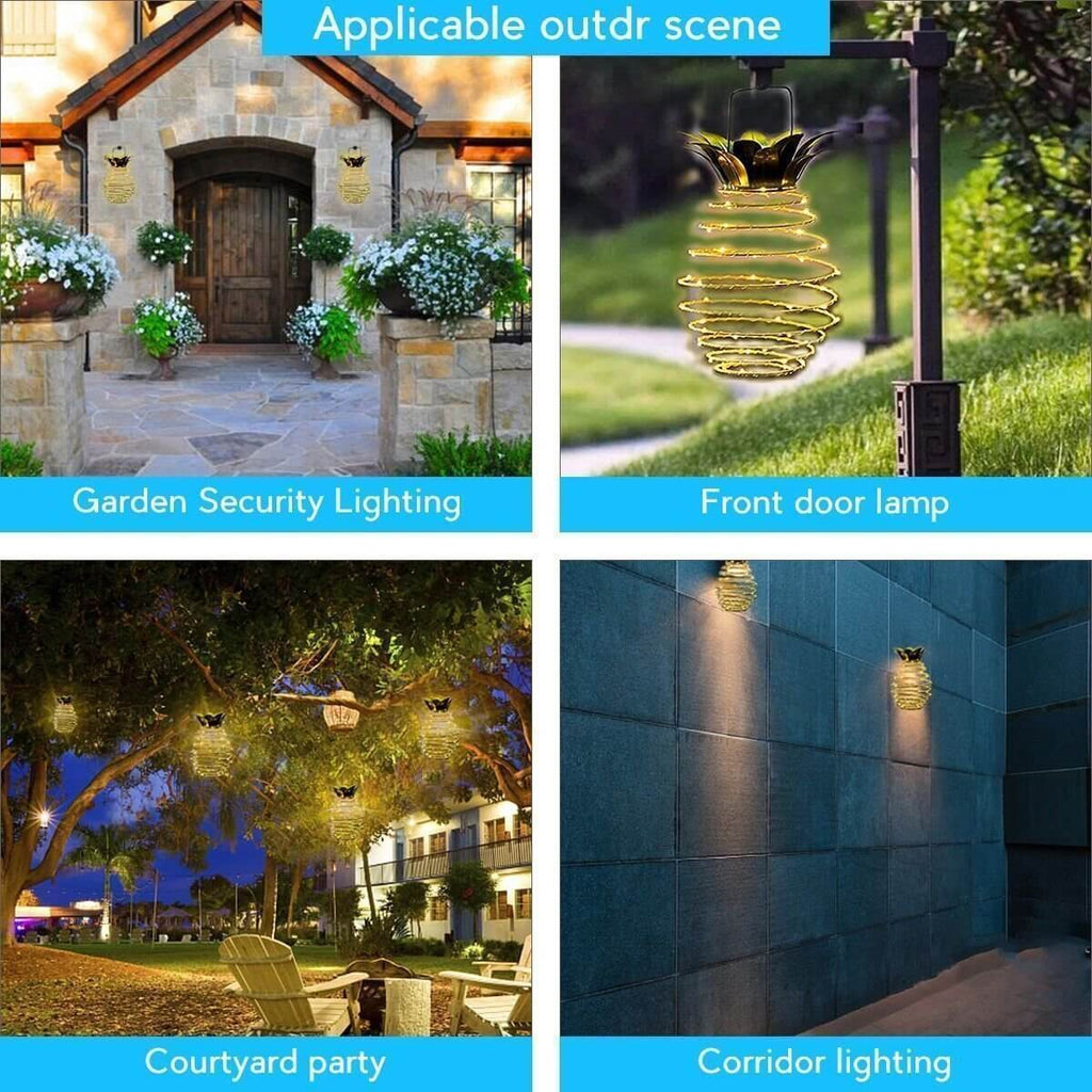 Solar Pineapple Lantern