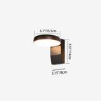 Rotatable LED Outdoor Wall Sconce