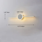 Nordic Long Disc LED Vanity Light