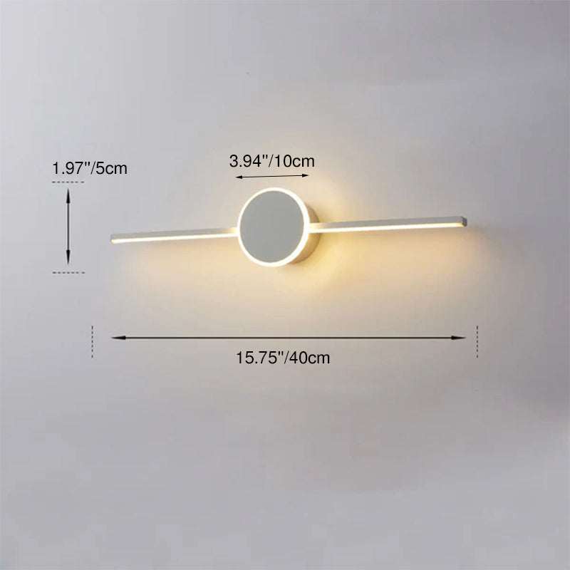 Nordic Long Disc LED Vanity Light
