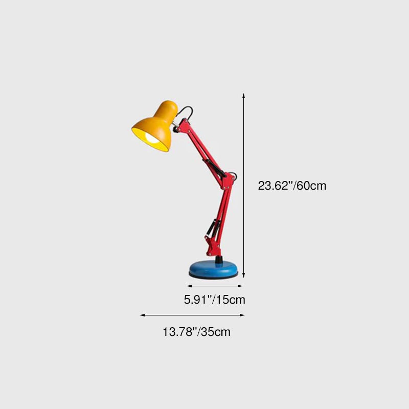 Memphis Iron Half Circle Table Lamp