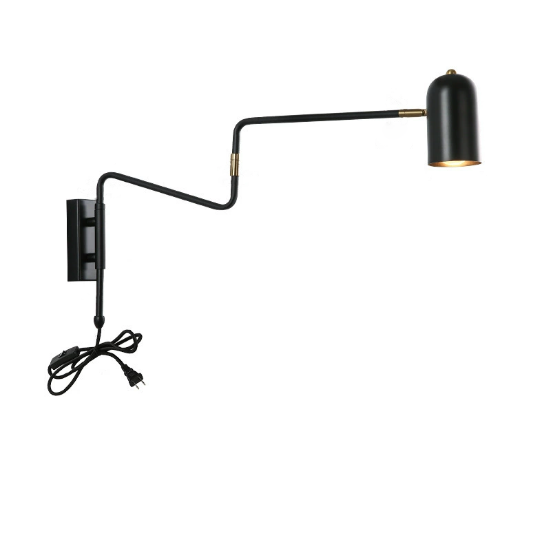 Nordic Iron Long Arm Wall Sconce