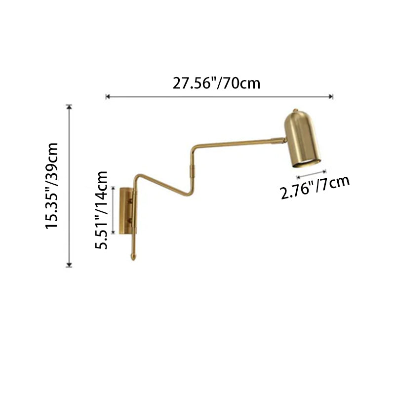 Nordic Iron Long Arm Wall Sconce