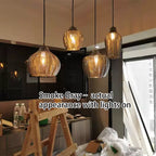 Nordic Wavy Glass Pendant Lamp