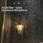 Nordic Wavy Glass Pendant Lamp