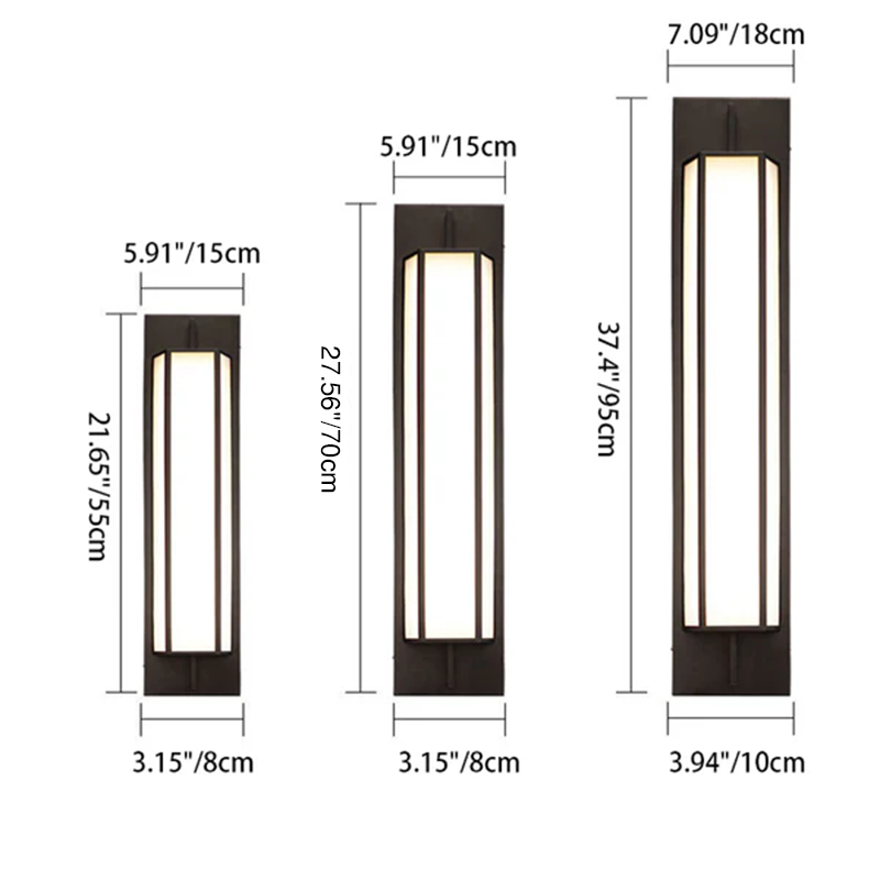 Premium Waterproof Stainless Steel LED Outdoor Wall Sconce