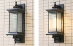 Premium Retro Rectangular Waterproof Outdoor Wall Sconce