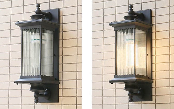 Premium Retro Rectangular Waterproof Outdoor Wall Sconce