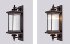 Premium Retro Rectangular Waterproof Outdoor Wall Sconce
