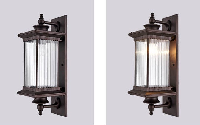 Premium Retro Rectangular Waterproof Outdoor Wall Sconce