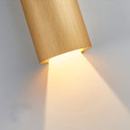 Contemporary Aluminum Cylindrical LED Wall Sconce