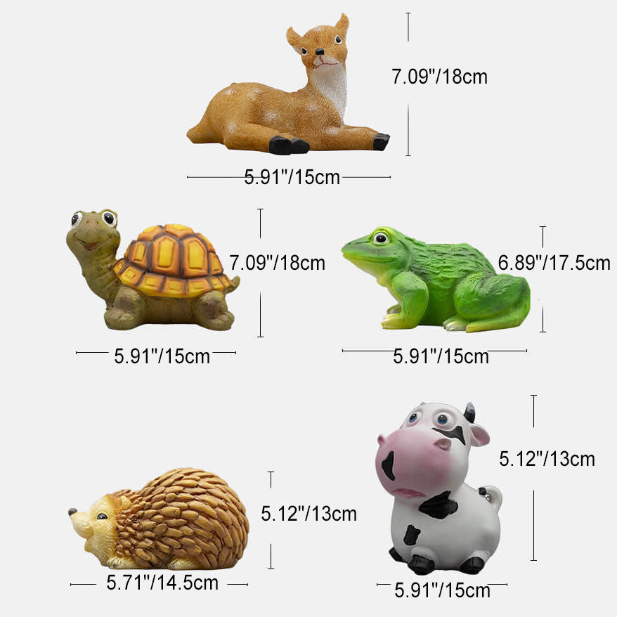 Premium Waterproof LED Animal-Shaped Garden Light - Resin