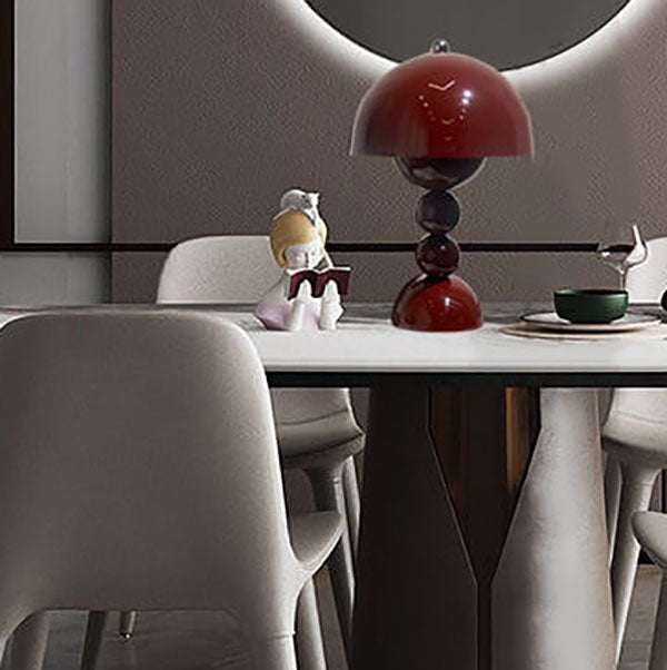 Nordic Mushroom 1-Light Round Table Lamp