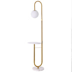 Nordic Minimalist Iron and Marble LED Floor Lamp