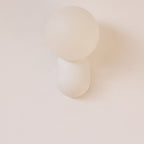Macaron Resin Glass Ball Wall Sconce